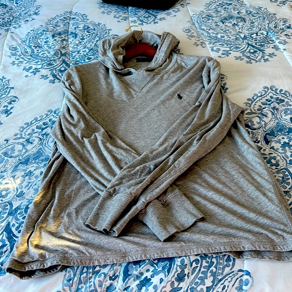 Ralph Lauren long sleeve hooded tshirt